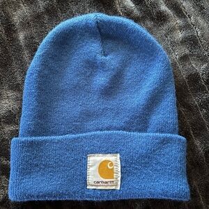 Carhartt Blue Knit Beanie Hat